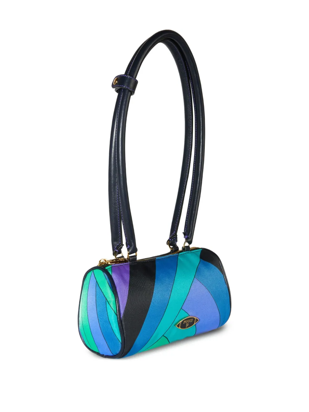 PUCCI Kleine handtas met patroon Blauw