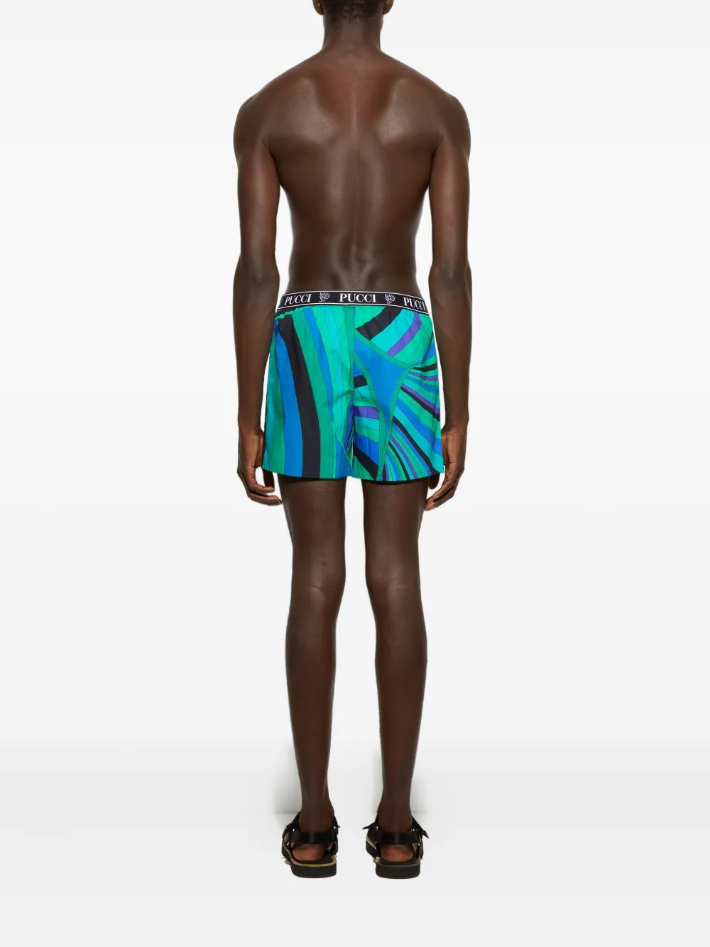PUCCI Boxershorts met Iride-print Groen