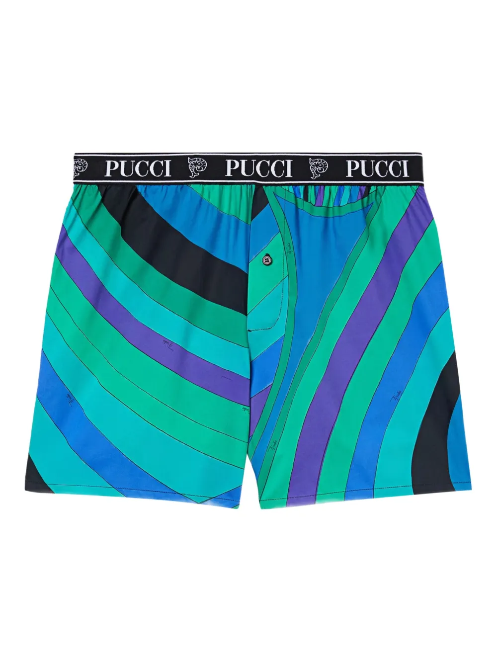 PUCCI Iride-print boxers | Green | Image 1