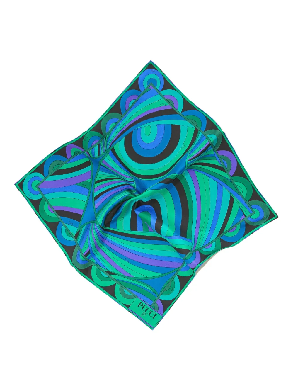 PUCCI Sjaal met print Groen