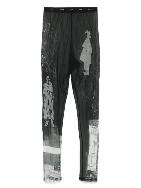 Yohji Yamamoto pantalones traslúcidos