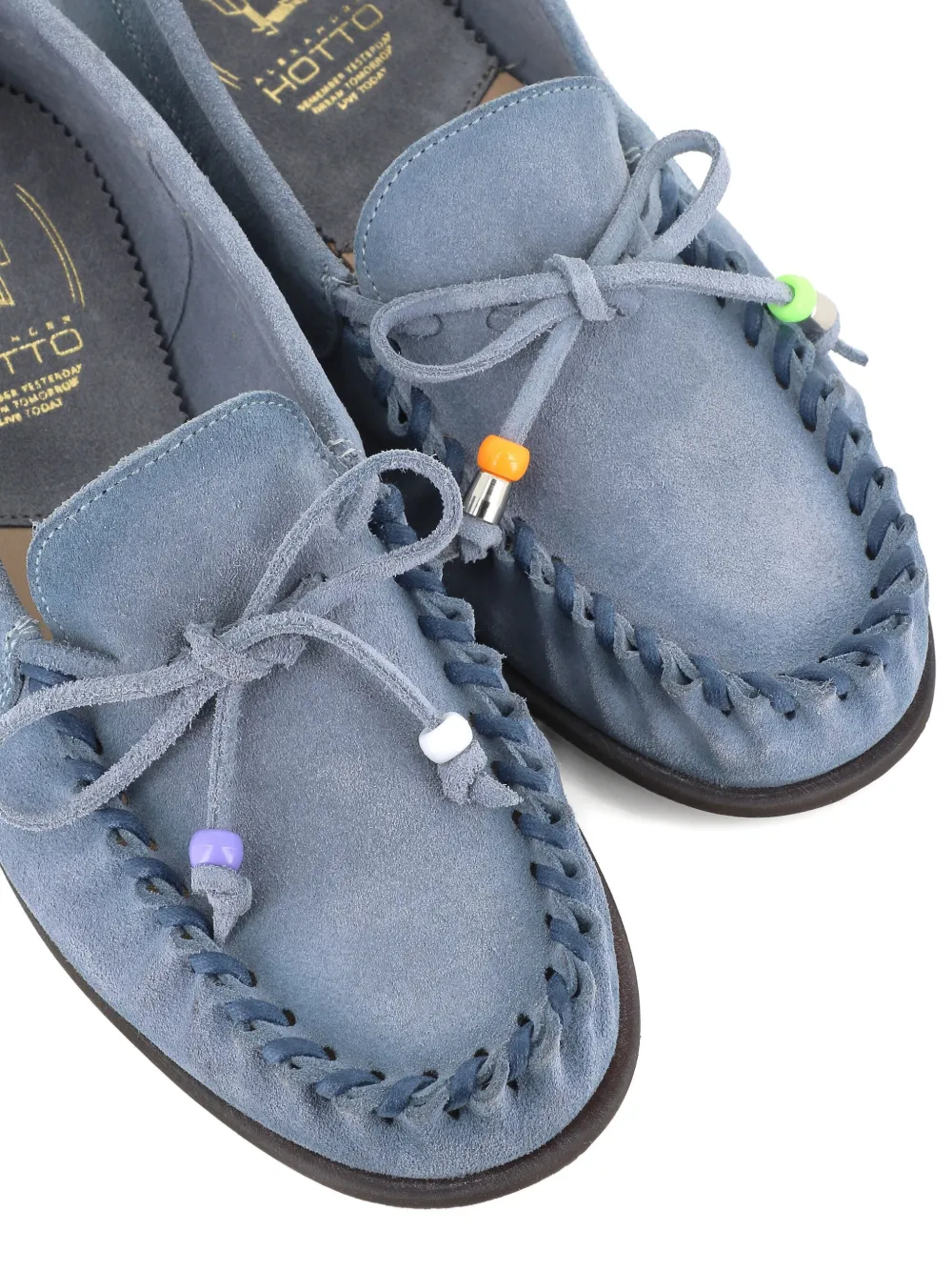 Alexander Hotto Suède loafers Blauw