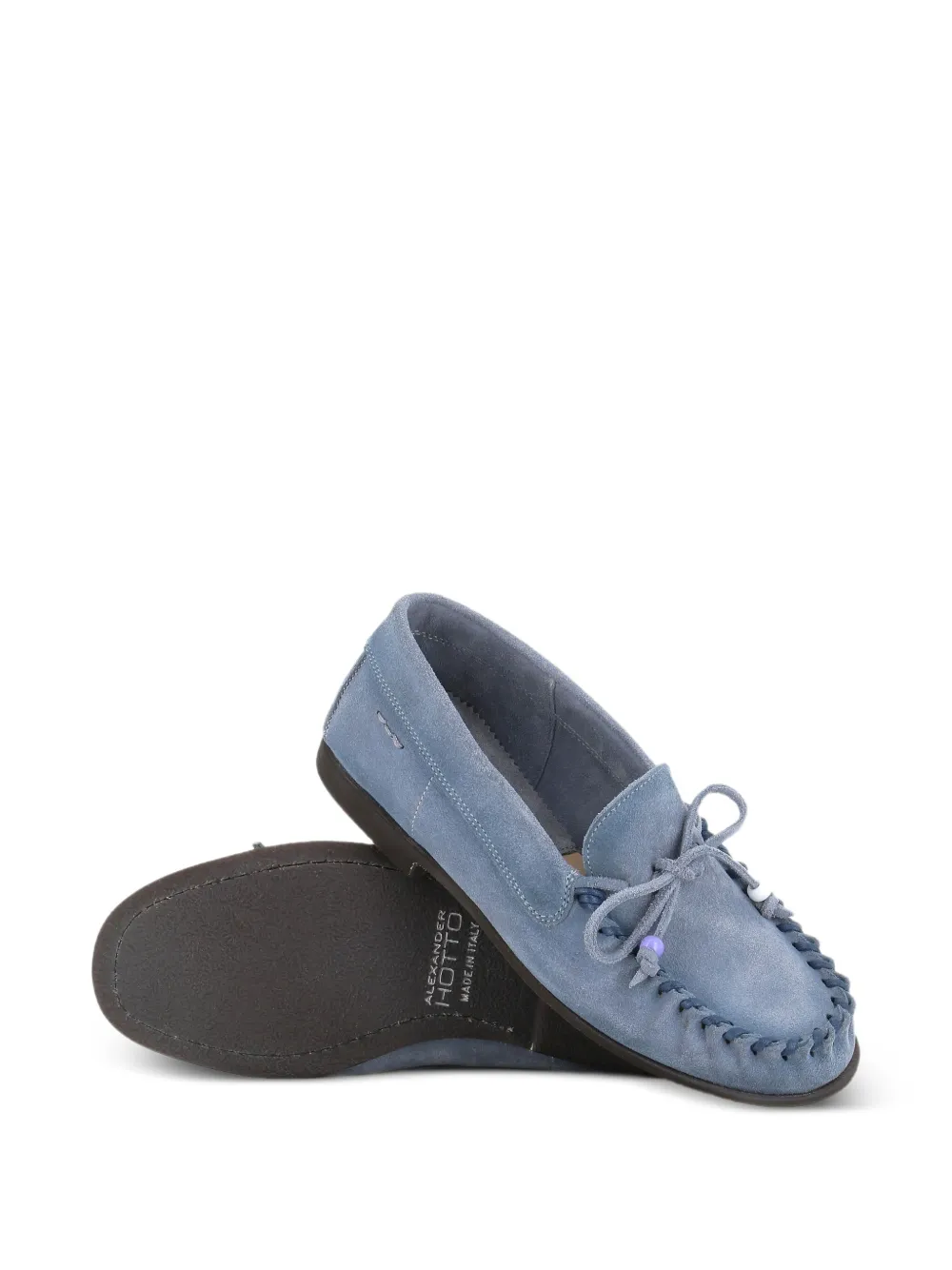 Alexander Hotto Suède loafers Blauw