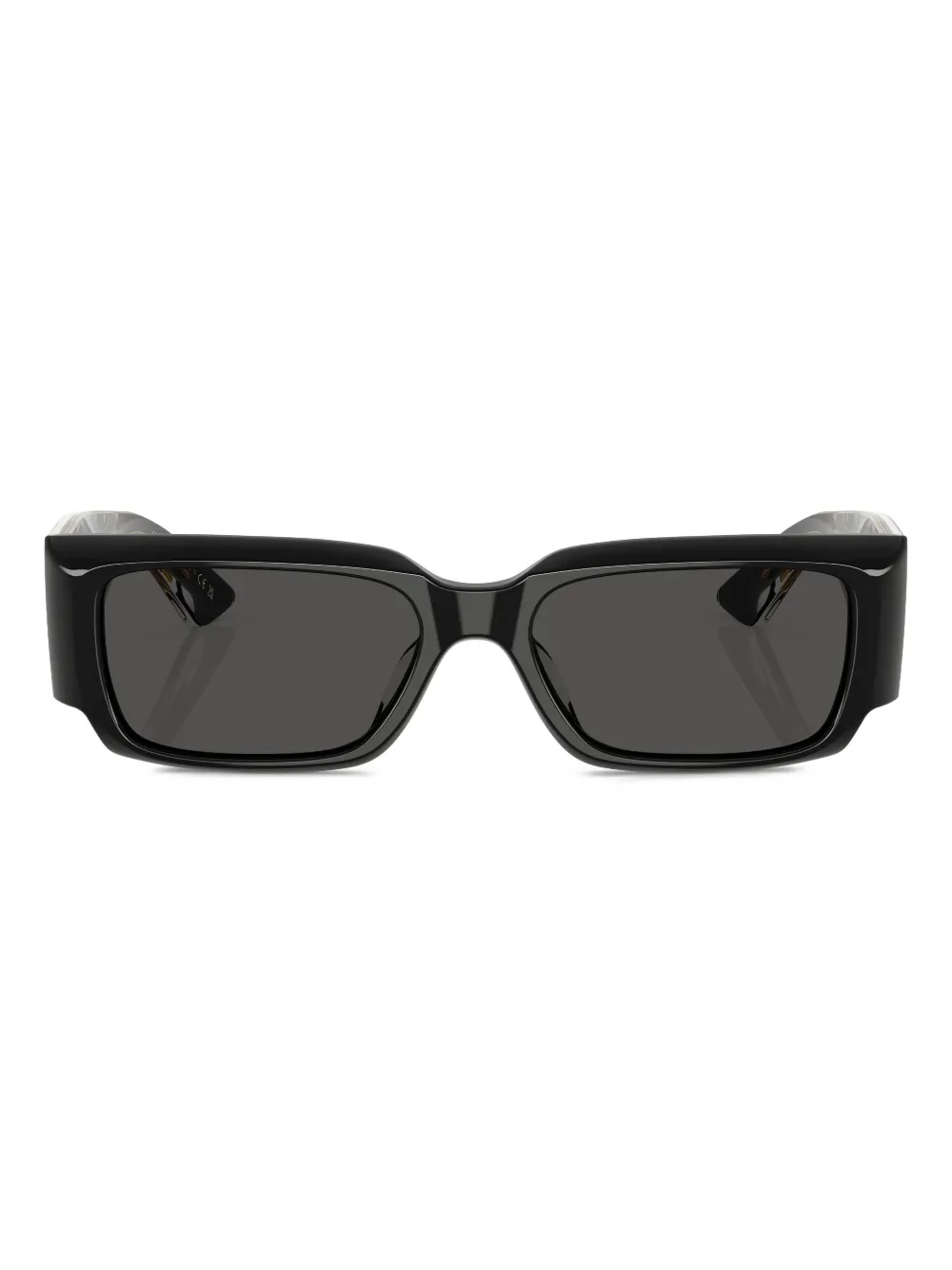 Oliver Peoples Zonnebril met vierkant montuur Zwart