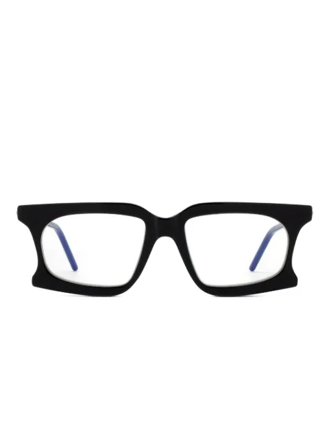 Kuboraum D73 geometric gold-detail glasses