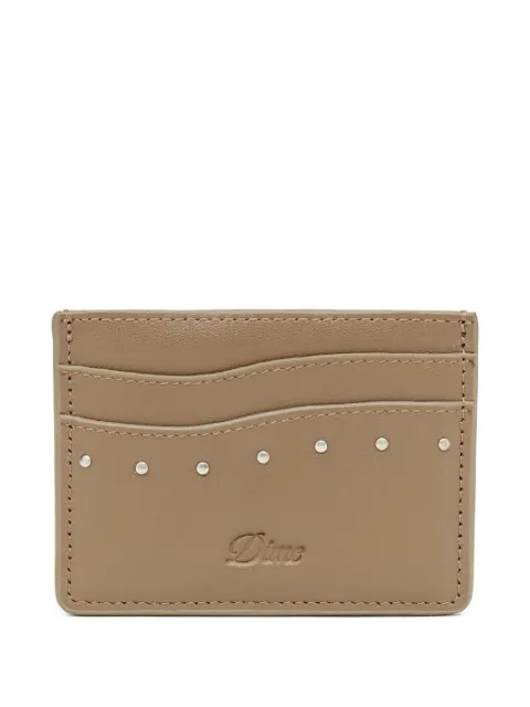 dime stud-embellished cardholder