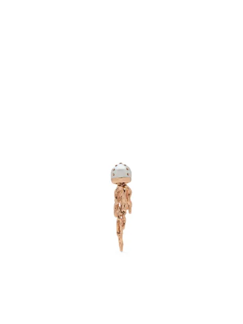 Bibi van der Velden 18kt rose gold Mini Jellyfish pearl earrings