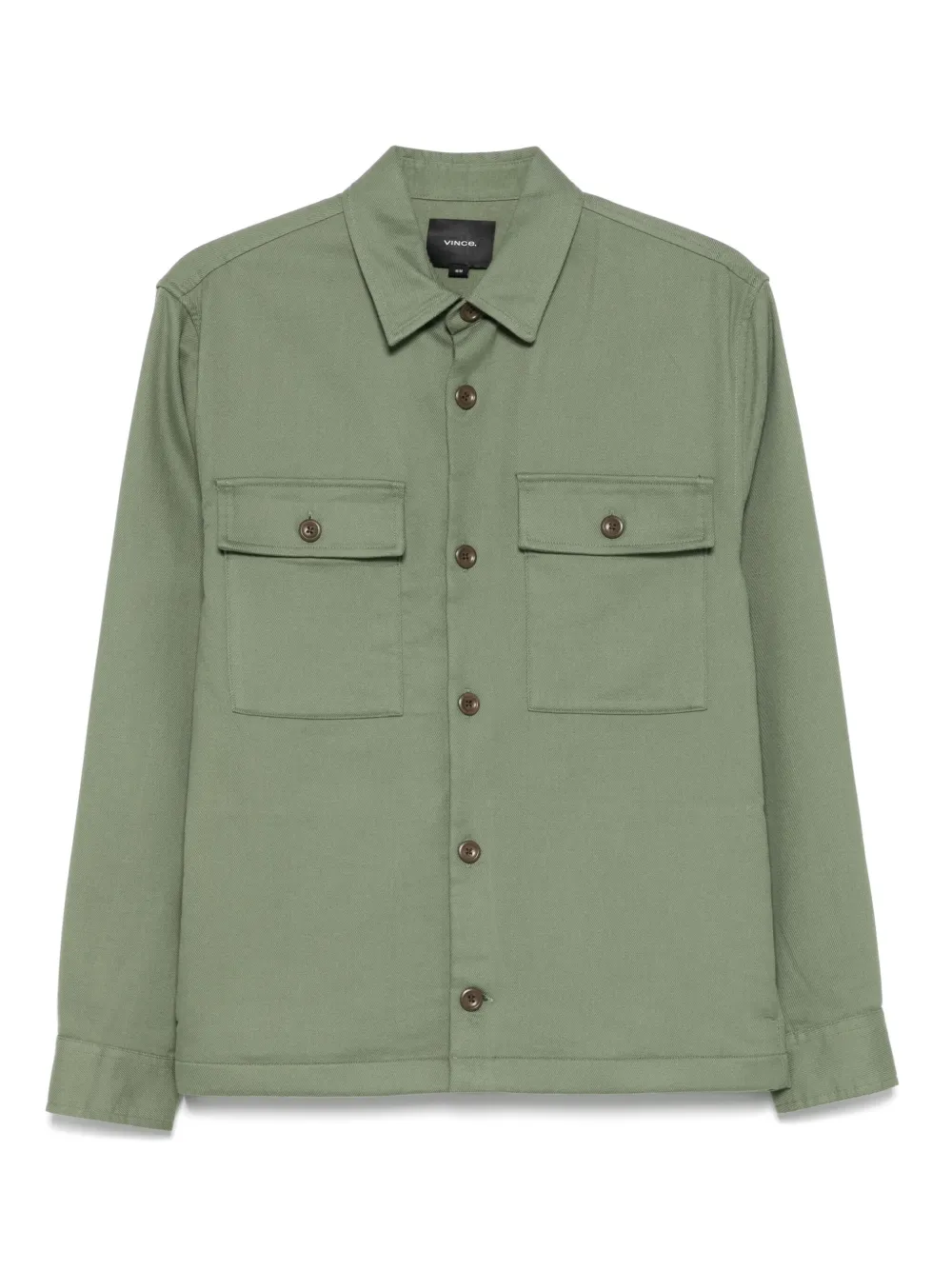 Vince button-up shirt | Green | Image 1