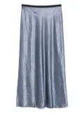 Vince satin bias midi skirt - Blue