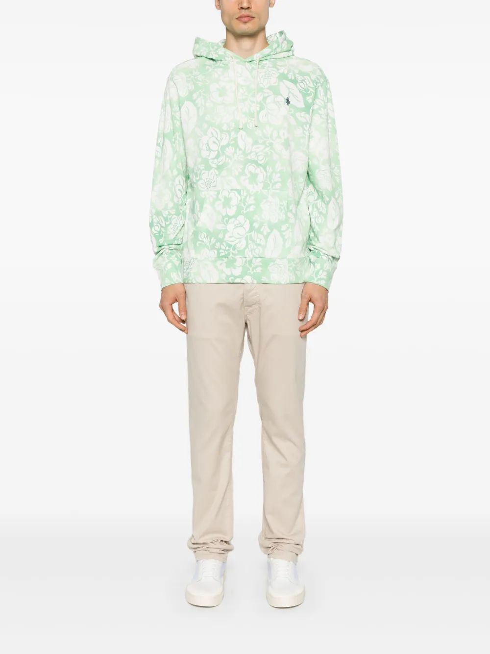 Polo Ralph Lauren Hoodie met Polo Pony-borduurwerk Groen