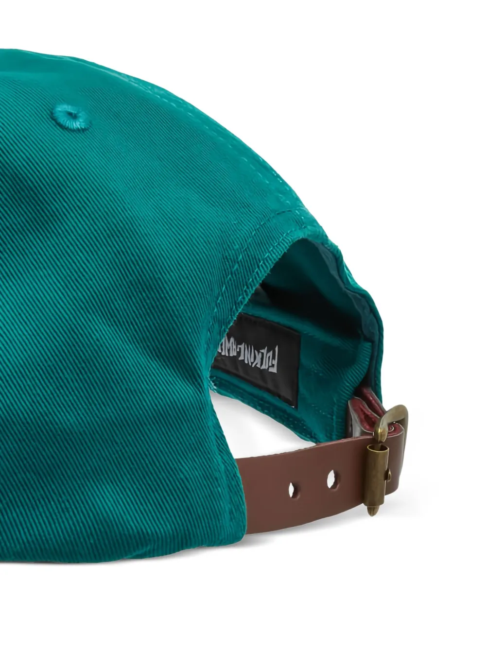 Fucking Awesome Honkbalpet met geborduurd logo - Groen