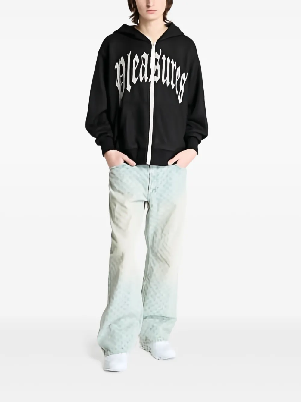Pleasures Twitch hoodie Zwart