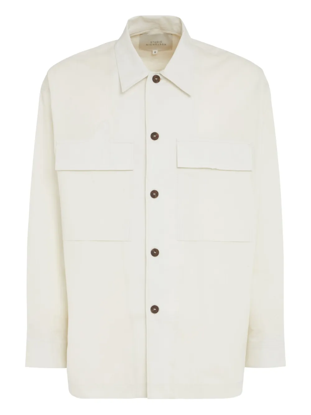STUDIO NICHOLSON LANDI UTILITY-POCKET SHIRT