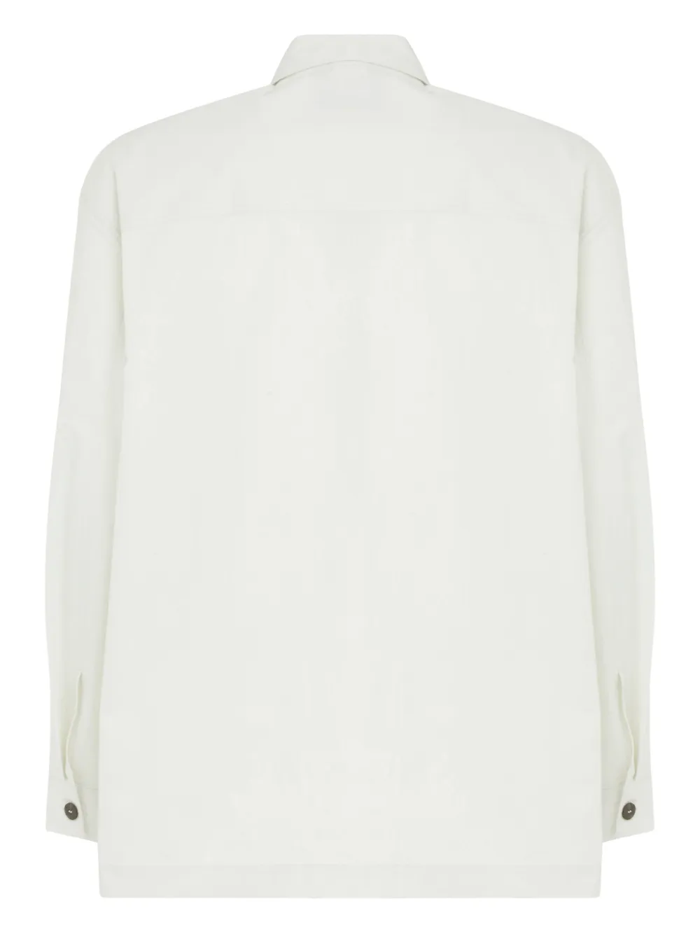 Studio Nicholson Landi overhemd met cargo zak Beige