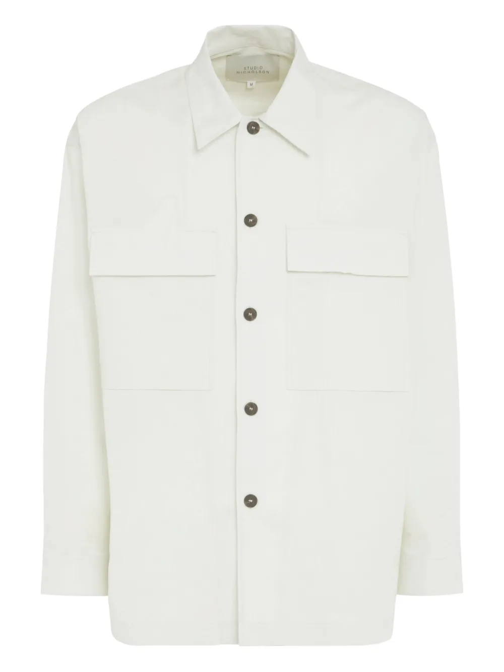 Studio Nicholson Landi utility-pocket shirt | Neutrals | Image 1