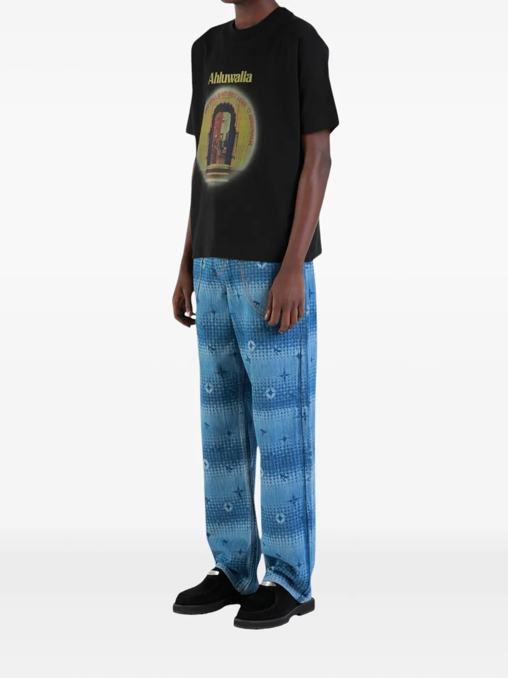 Shop Ahluwalia Slogan-print T-shirt