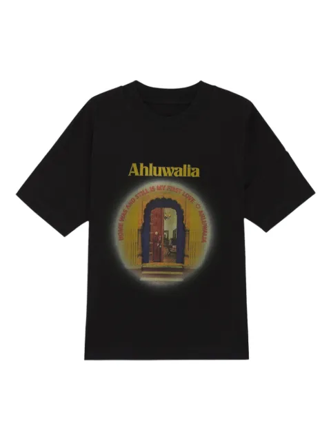 Ahluwalia playera con eslogan estampado