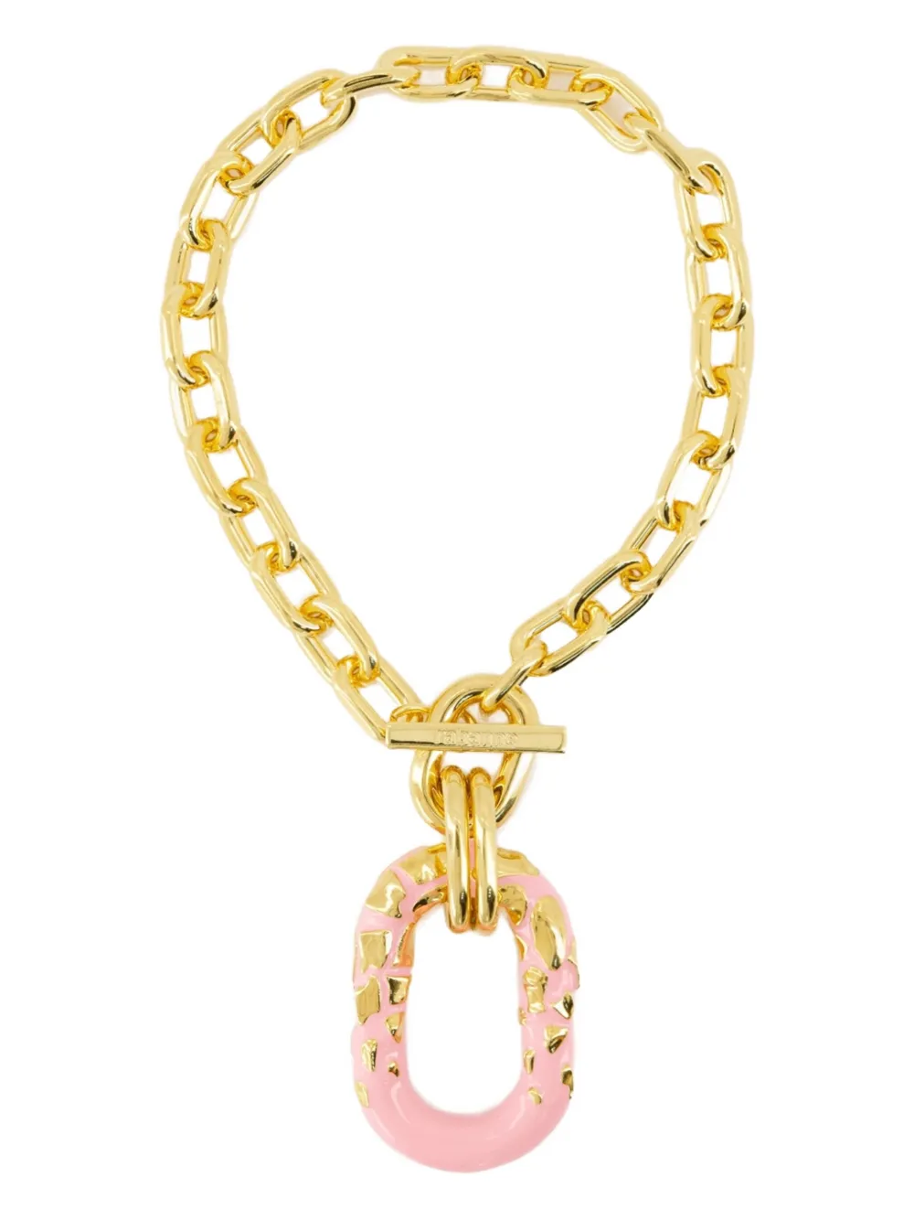 Rabanne statement-pendant necklace - Oro