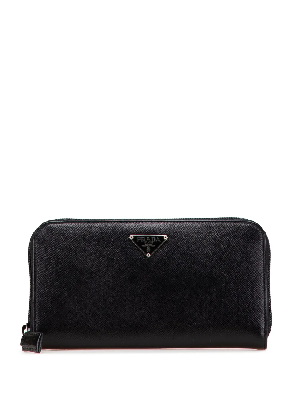 Prada Pre-Owned 2000-2013 Saffiano Zip Around Wallet long wallets | Black | Image 1