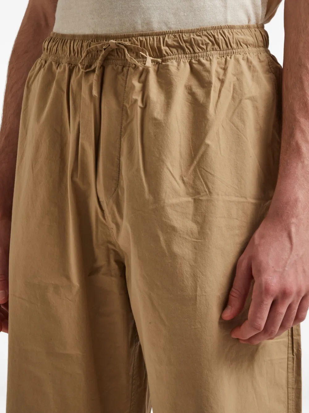 Studio Nicholson Sonny broek met trekkoordtaille Beige