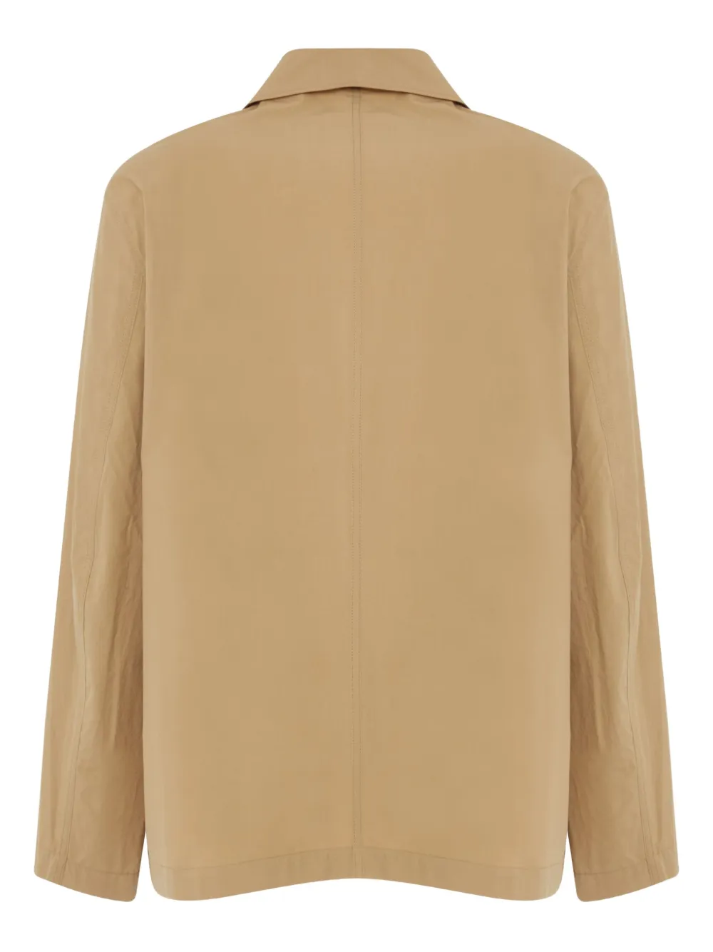 Studio Nicholson three-button patch-pocket jacket Beige