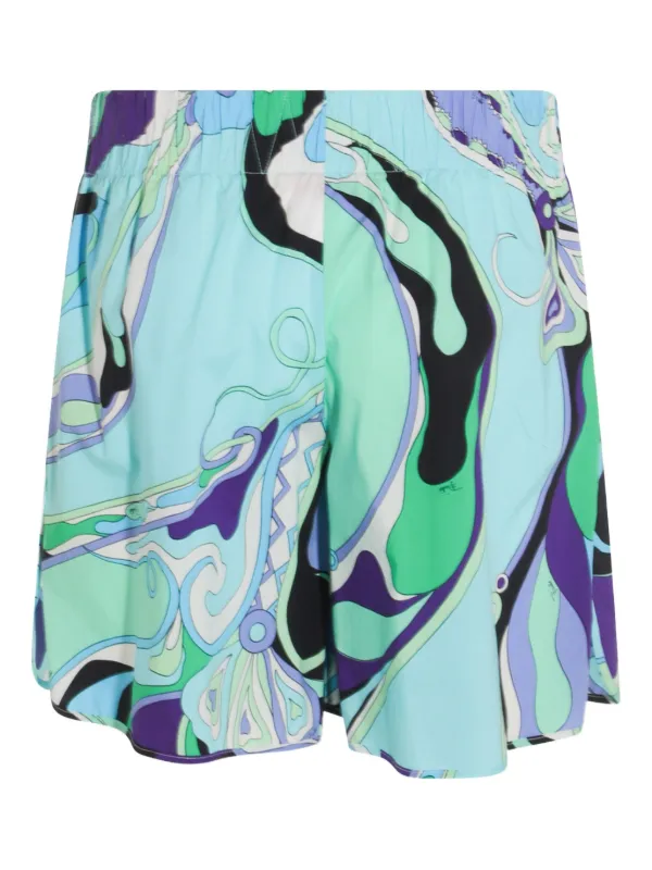 PUCCI Orchidee-print Shorts | Blue | FARFETCH