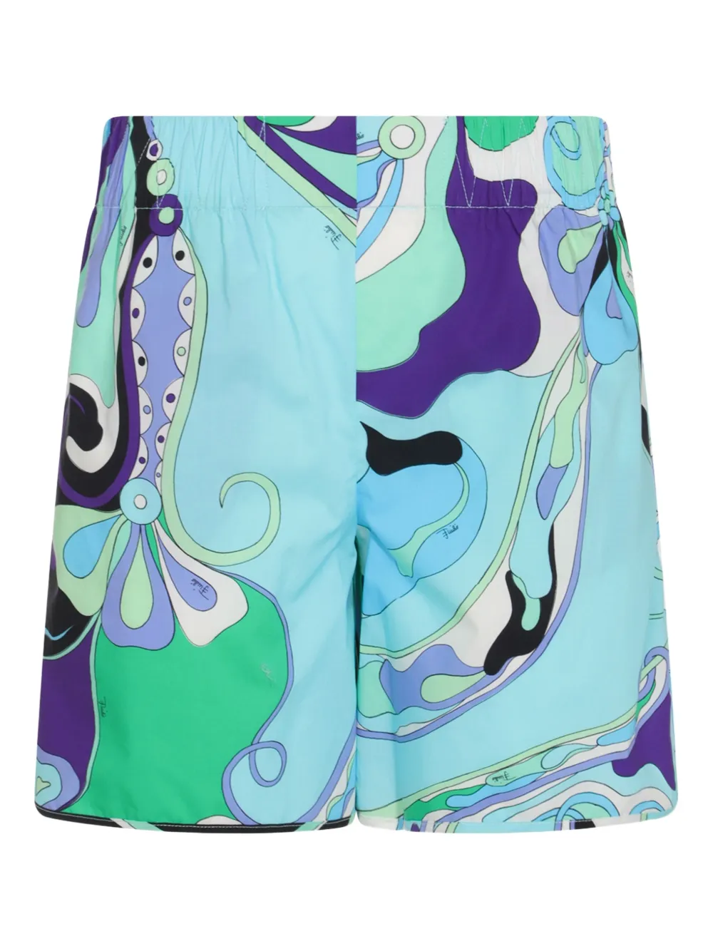 PUCCI Orchidee-print shorts | Blue | Image 1