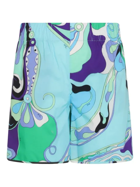 PUCCI shorts de playa con estampado abstracto