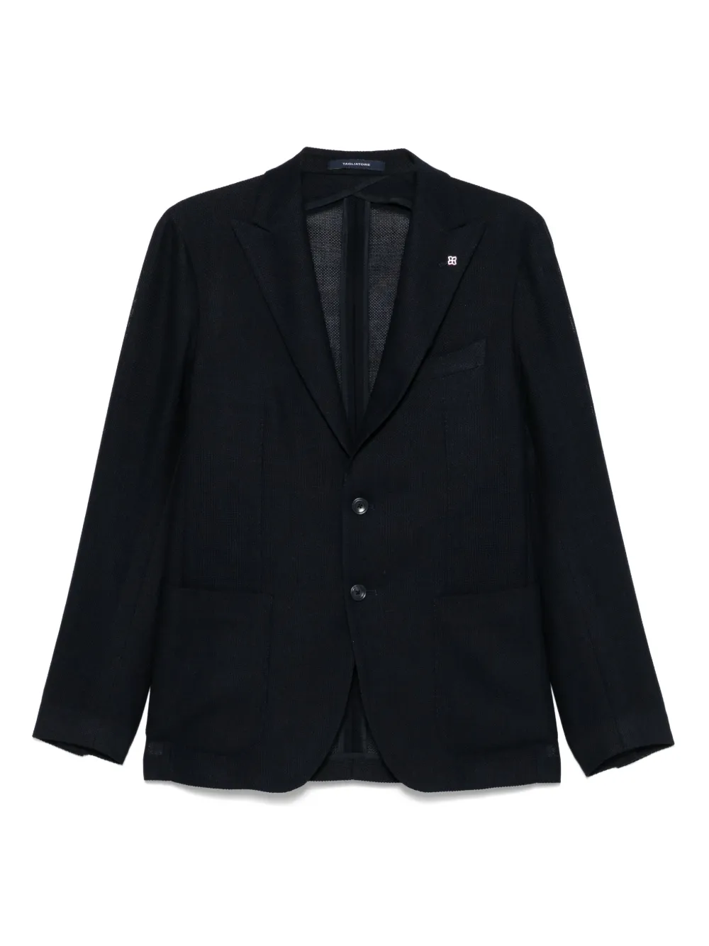 Tagliatore open-knit blazer | Blue | Image 1