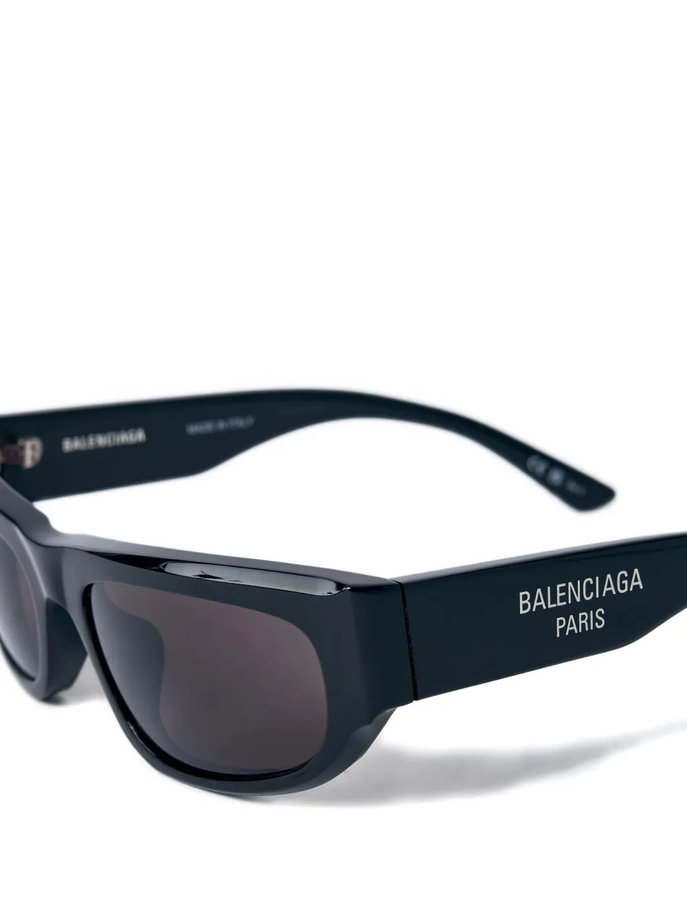 Balenciaga Zonnebril met logoprint Zwart
