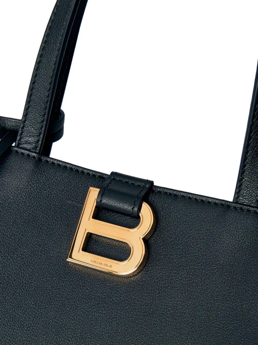 Balenciaga Hourglass kleine shopper Zwart