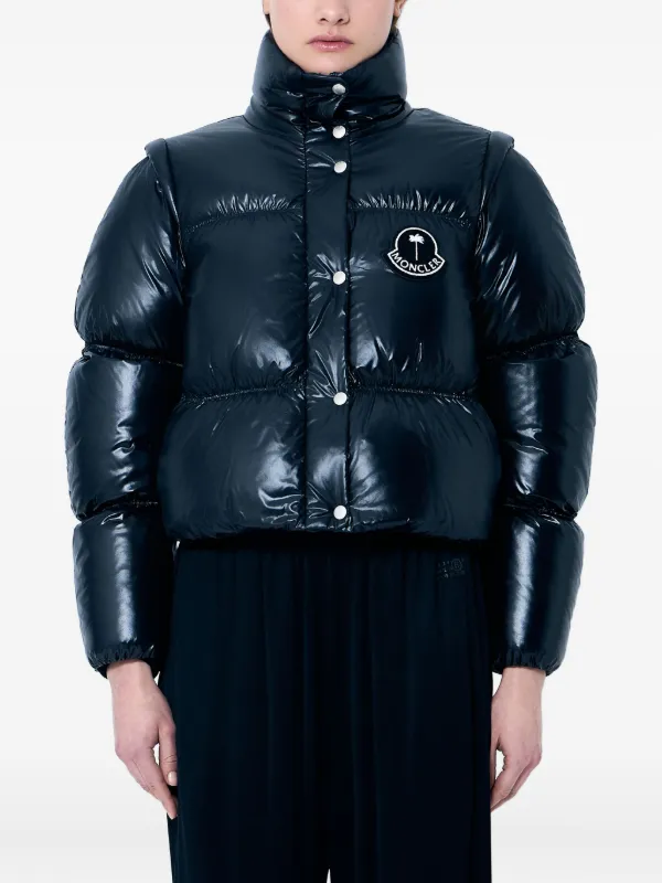 Moncler x Palm Angels ダウンジャケット ブラック Palm Angels x Moncler x Palm Angels 'Simoom' ジャケット