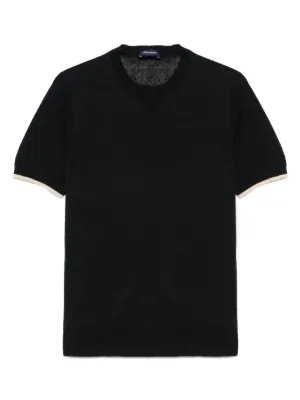 Tシャツ・カットソー DRUMOHR Men T Shirts D1Z202PT BLACK Drumohr T-Shirts for Men - Shop Now on FARFETCH
