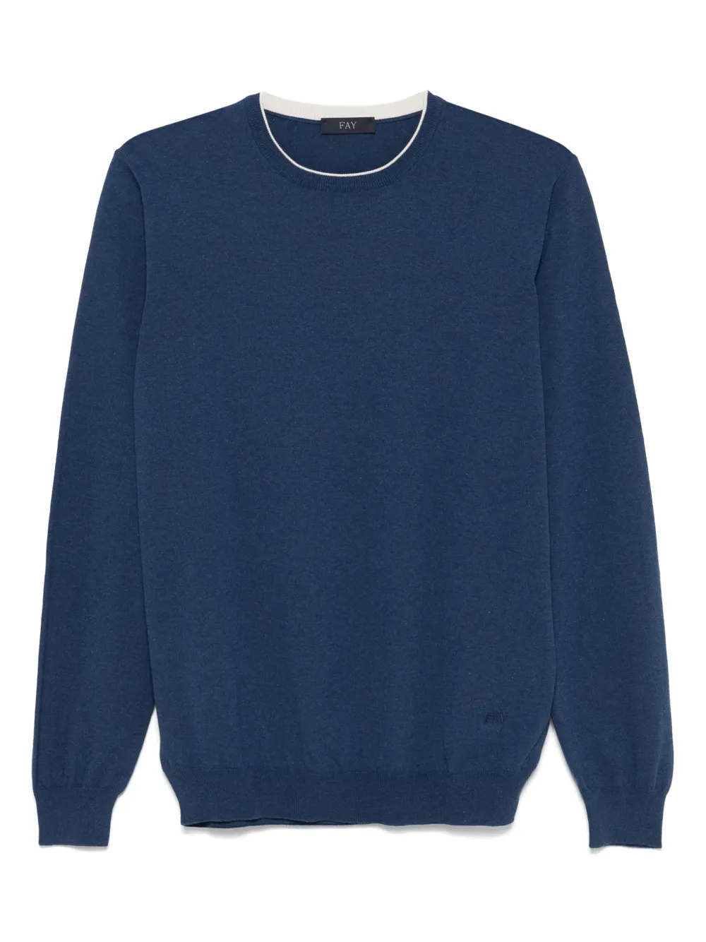 Fay fine-knit top | Blue | Image 1