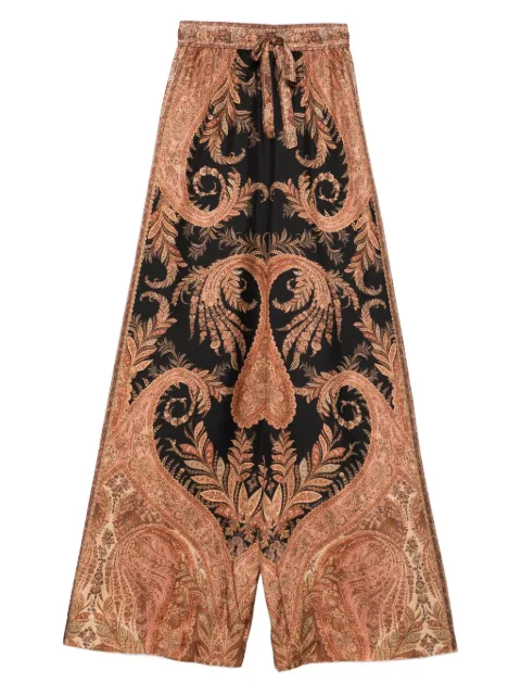 ZIMMERMANN paisley-print drawstring trousers