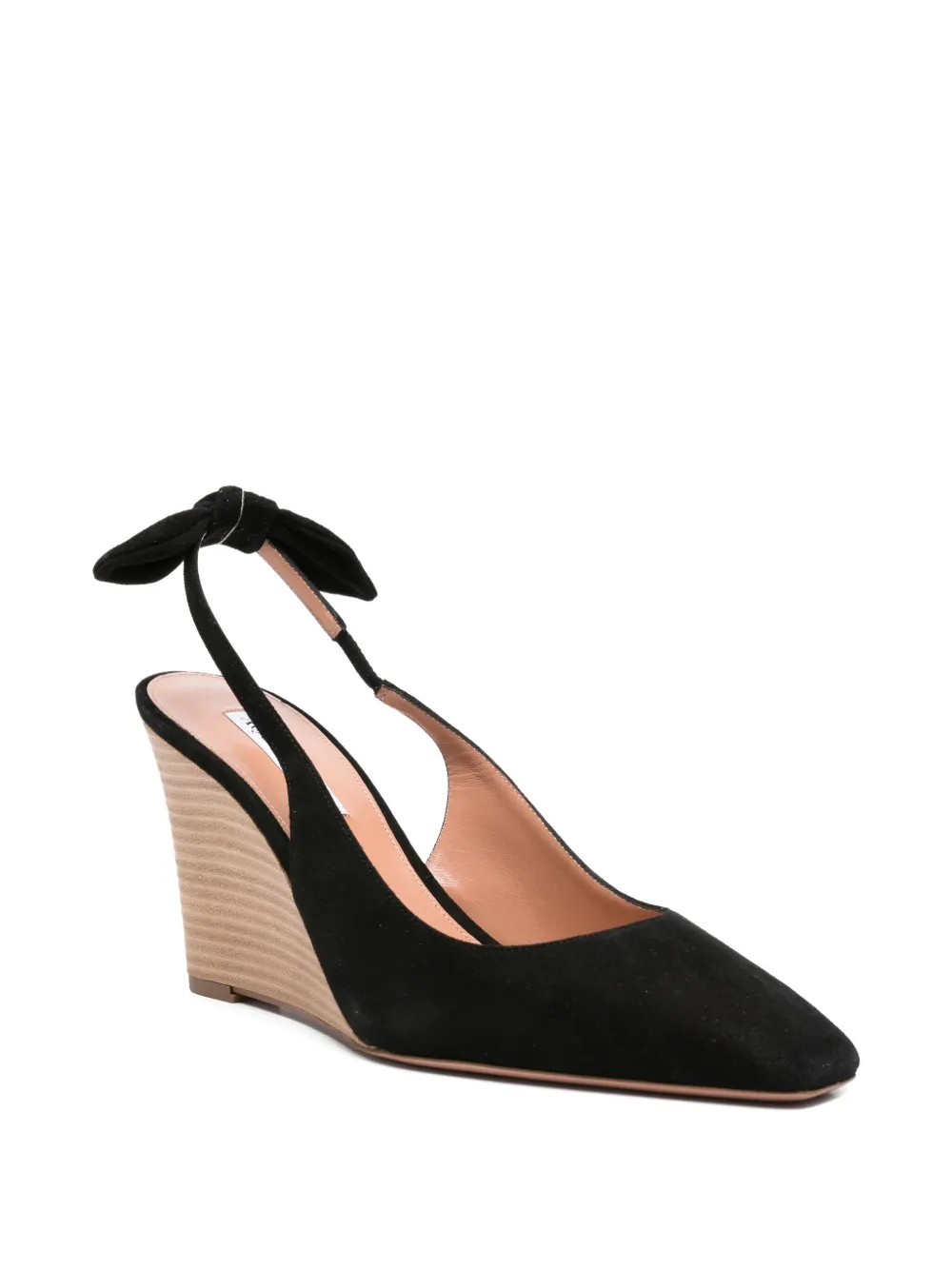 Aquazzura 85mm Very Bow Tie pumps Black
