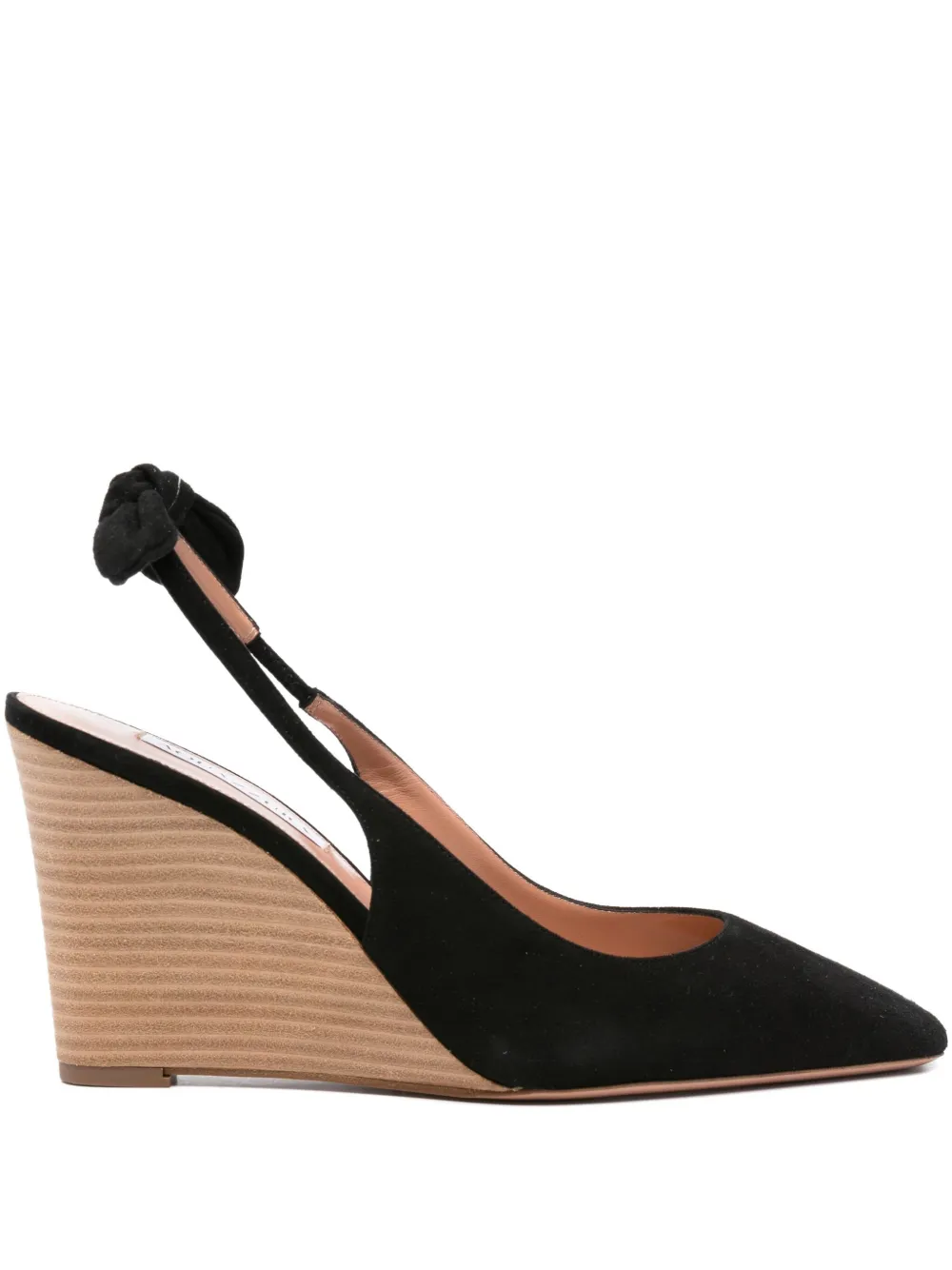 Aquazzura 85mm Very Bow Tie pumps Black