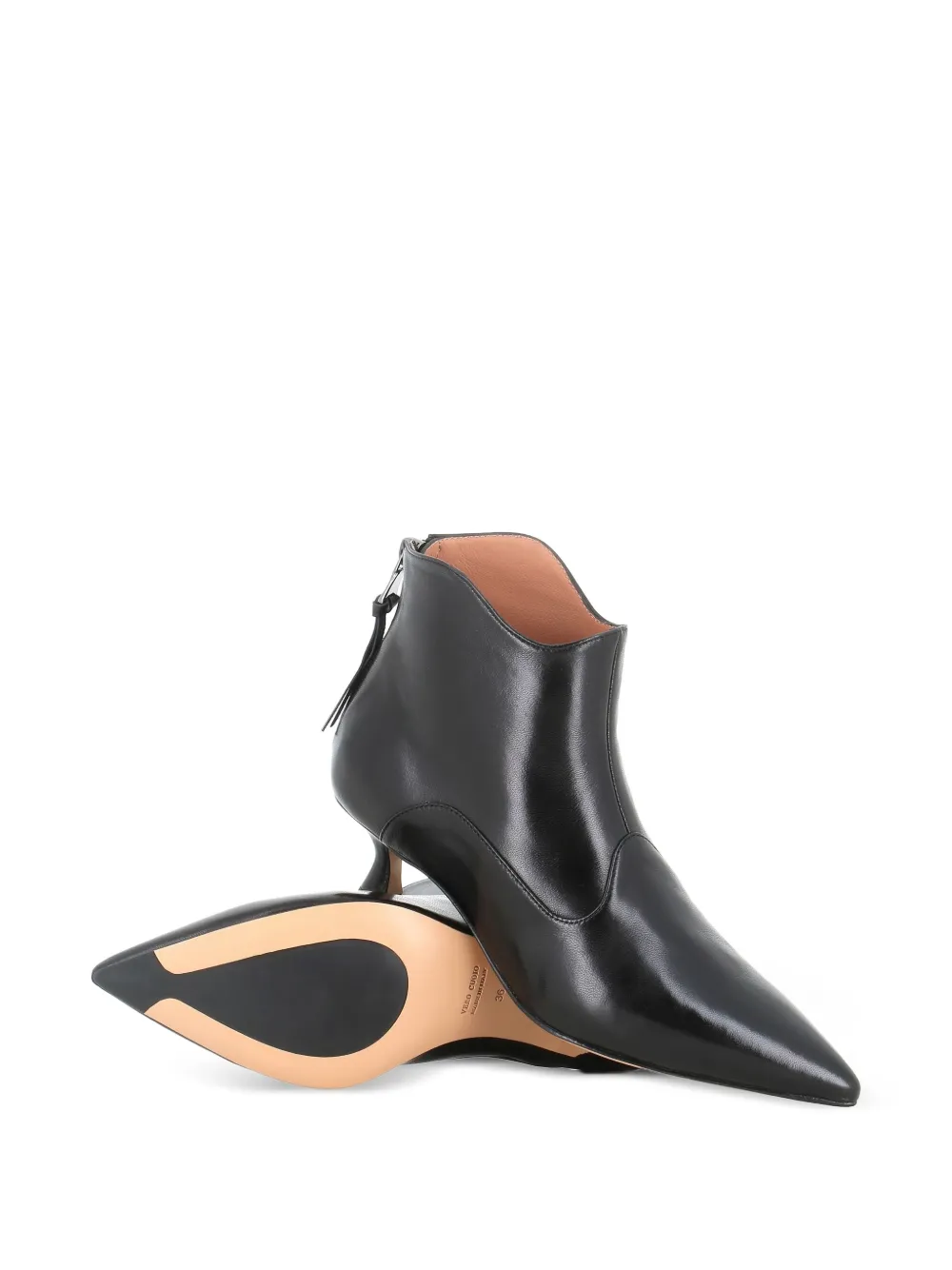 Tassinari 50mm leather boots Black