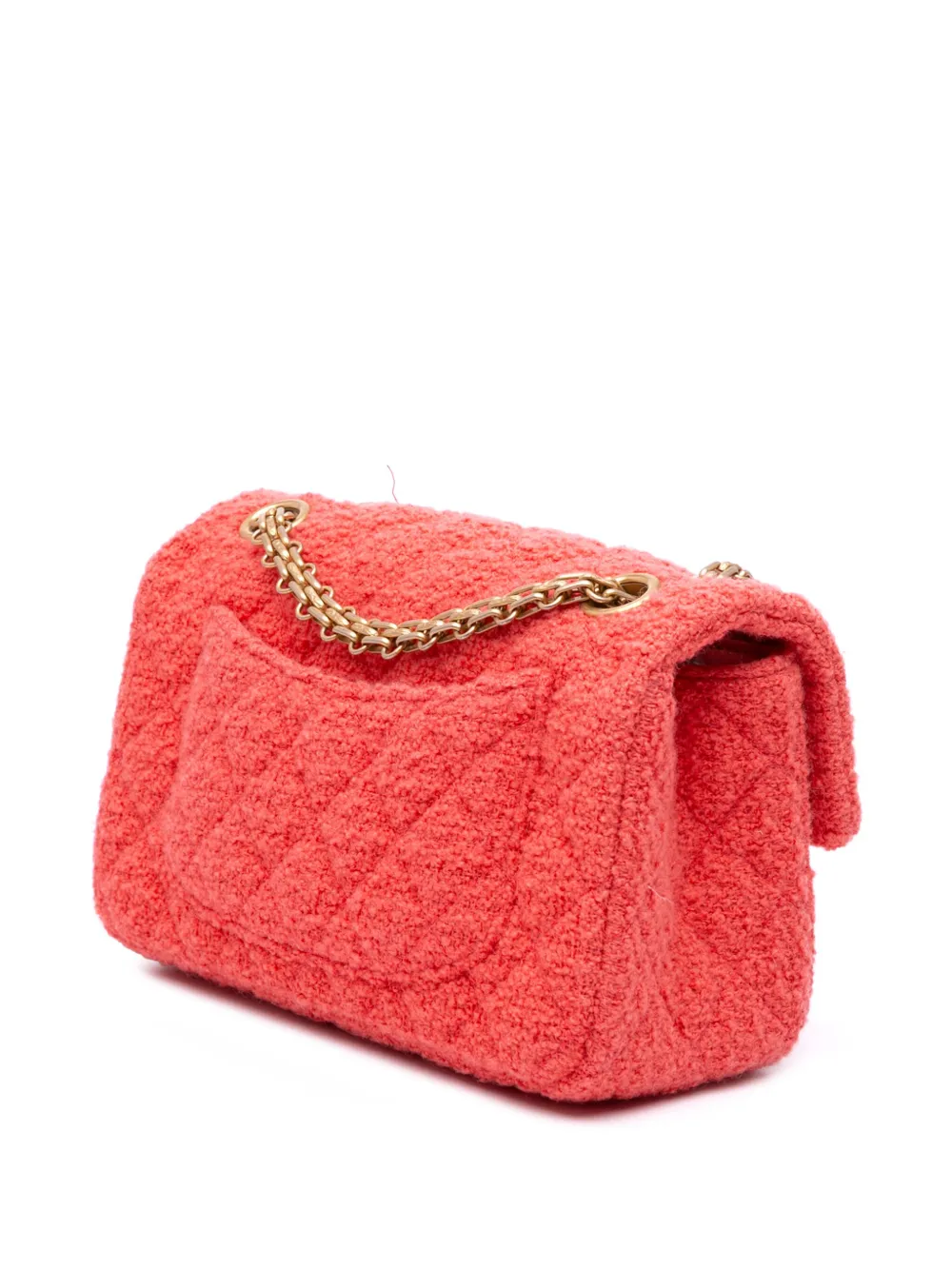 CHANEL Pre-Owned 2020 Reissue 2.55 Quilted Tweed Single Flap 224 shoulder bag | Pre-Owned | Image 2