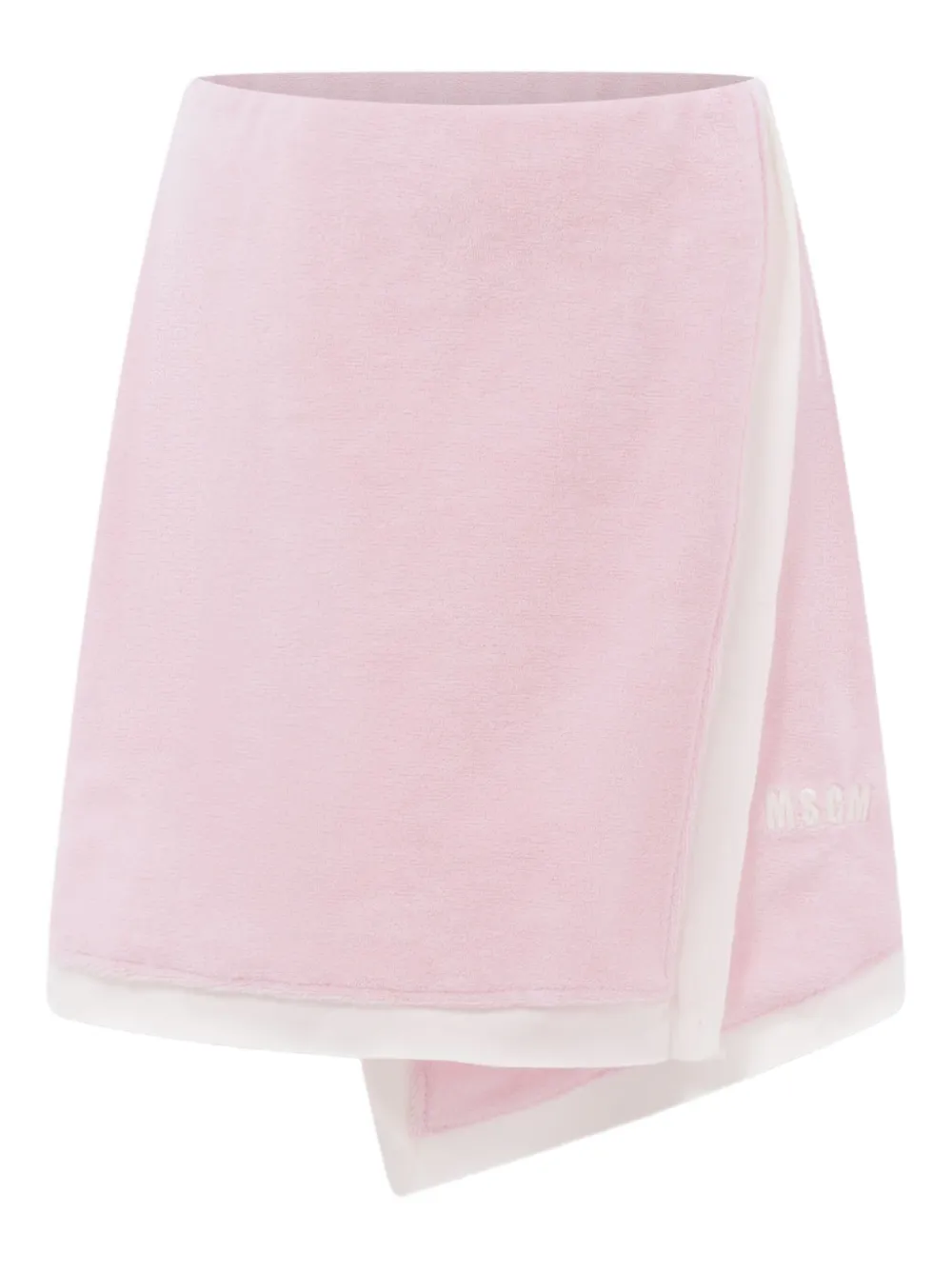 MSGM Kids falda de tejido de rizo | rosado | Image 1