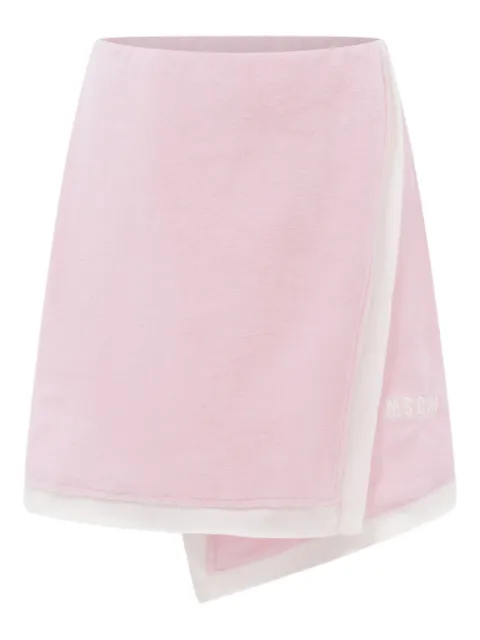 MSGM Kids terry-cloth skirt