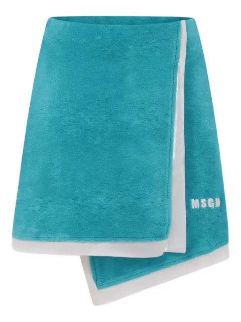 MSGM Kids terry-cloth skirt