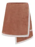 MSGM Kids terry-cloth skirt - Brown