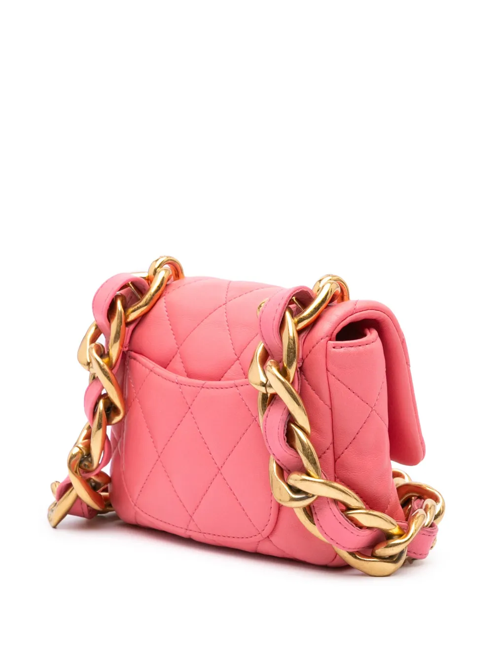 CHANEL Pre-Owned 2021-2024 Mini Quilted Lambskin Funky Town Flap shoulder bag | Pre-Owned | Image 2