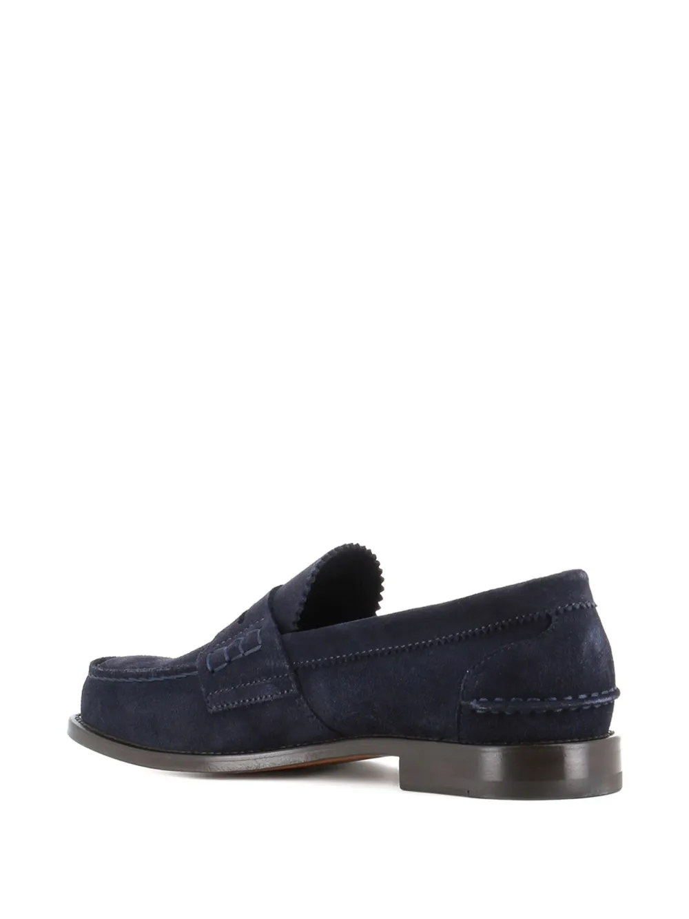 Tassinari suede penny loafers Blue