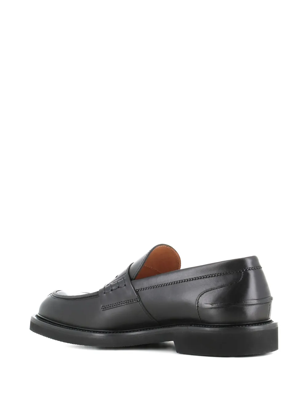 Tassinari leather loafers Black