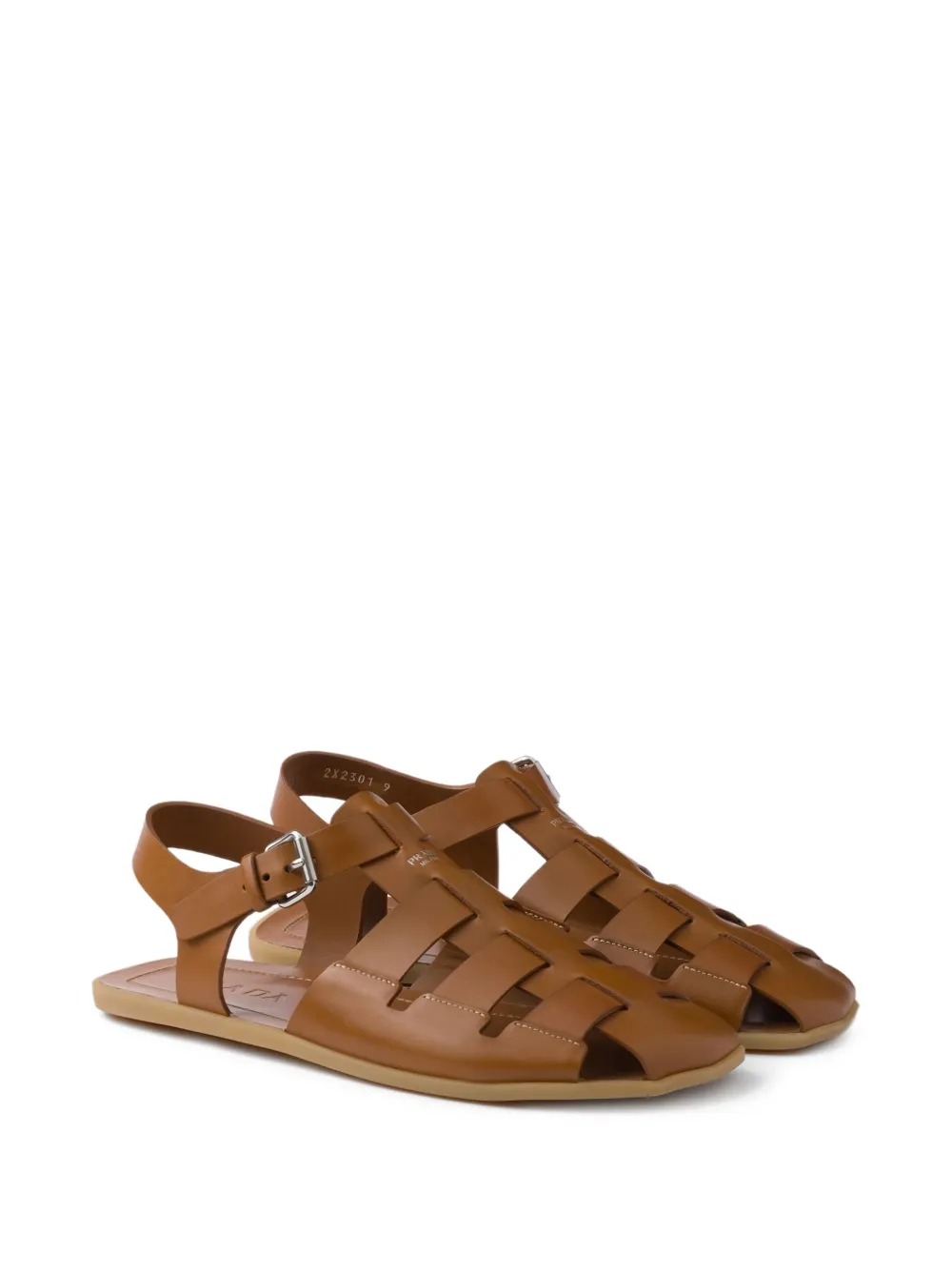 Prada Leren sandalen - Bruin