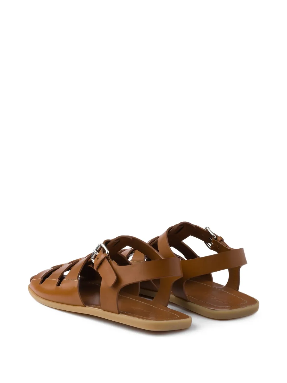 Prada leather sandals Brown