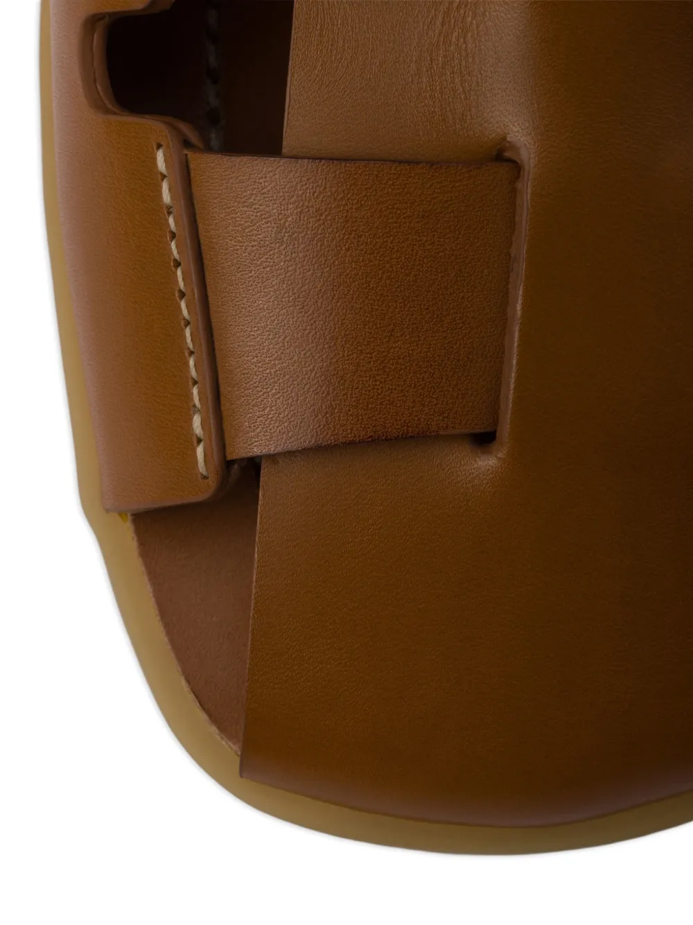 Prada leather sandals Brown