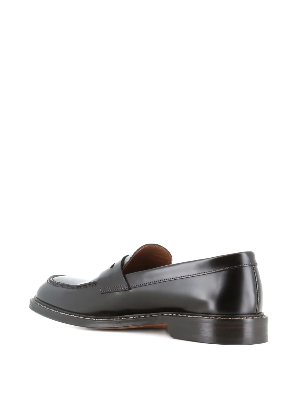 Tassinari Leren loafers Zwart
